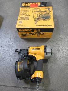 lot 7 image: DEWALT Pneumatic 15-Degree Coil Siding Nailer, DW66C-1 - USED.