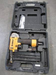 lot 11 image: DEWALT 18-Gauge Pneumatic Brad Nailer, DWFP12233 - Used.