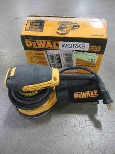 lot 29 image: Dewalt 3 Amp Corded 5 in. Variable Speed Random Orbital Sander, DWE6423 - Used.
