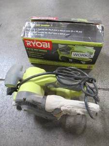 lot 48 image: RYOBI 3 in. x 18 in. Portable Belt Sander, BE319 - Used.