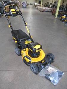 lot 63 image: DEWALT 21.5 in. 20-Volt MAX Lithium-Ion Cordless Battery Walk Behind Push Mower(TOOL ONLY) DCMWSP233U2 - MISSING BATTERIES, NEW, NEVER USED