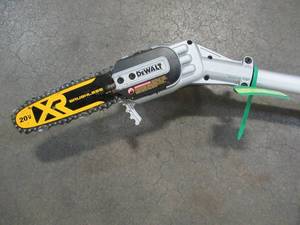 lot 73 image: Dewalt 8 in. 20V MAX Cordless Pole Saw (Tool Only), DCPS620B - USED.