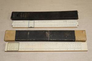 lot 35 image: 2 Antique Slide Rules