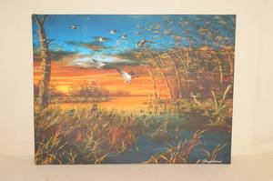 lot 22 image: Jim Hansel Canvas Print
