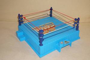lot 38 image: 1989 Titan Sports WWF Wrestlemania Wrestling Ring