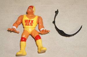 lot 39 image: 1990 Titan Sports Hulk Hogan Wrestling Action Figure