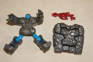 lot 102 image: (2) Vintage Tonka Rock Lords Granite Transforming Toys