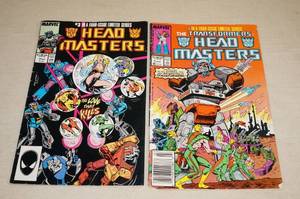 lot 126 image: 2 Transformers Head Masters Comic Books