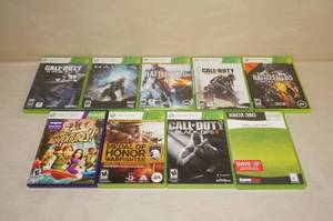 lot 145 image: Microsoft XBOX 360 Games