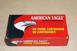 lot 5 image: 50 Federal American Eagle .45 GAP 230 Gr TMJ Ammo