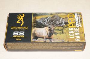 lot 21 image: 20 Browning 6.8 Western Long Range 175 Gr Pro Hunter Ammo