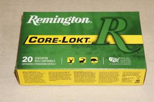 lot 35 image: 20 Remington .30-06 Sprg 180 Gr Core-Lokt SP Ammo