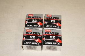 lot 41 image: 200 CCI Blazer .22 LR Ammo