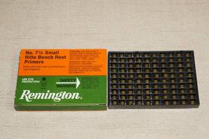lot 55 image: 100 Remington No 7-12 Small Rifle Bench Rest Primers