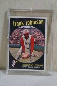 lot 3 image: 1959 Topps Frank Robinson #435 Baseball Card