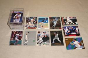 lot 61 image: David Justice Baseball Cards
