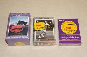 lot 81 image: Obscure Card Sets - Cars, Tennis, Jockeys