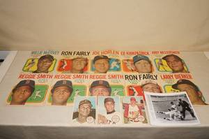 lot 37 image: Vintage Baseball Mini Posters - McCovey, Marichal