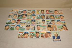 lot 83 image: Box of 1956 Baseball Cards