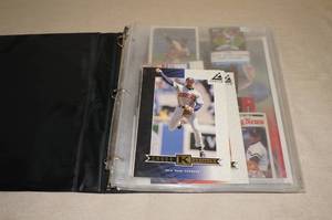 lot 97 image: Binder of Large Format Baseball Cards