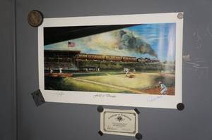 lot 110 image: Willie Mays Signed Field of Dreams Print