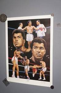lot 112 image: Muhammad Ali Signed Ali Print