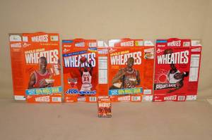 lot 117 image: Michael Jordan and Chicago Bulls Wheaties Boxes