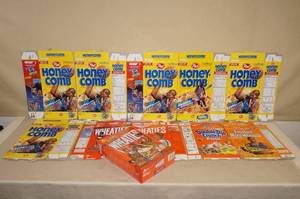 lot 123 image: Sports Related Wheaties and Cereal Boxes - Hardaway, Hill, Marathon