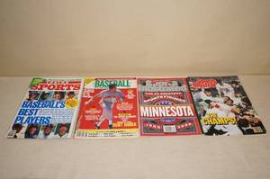 lot 138 image: Twins Related Sports Magazines - 1987 Champs
