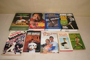 lot 154 image: Baseball Books - Autobiographies