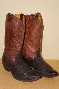 lot 19 image: Nocona Leather Cowboy Boots - Alligator - Mens 12.5