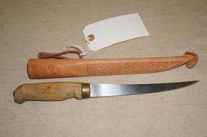 lot 40 image: J Marttiini Rapala Fillet Knife with Sheath