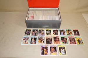 lot 73 image: Late 1980s Early 90s Basketball Cards - Fleer