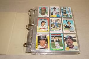 lot 83 image: Binder of Baseball Cards - Ryan, Ripken, Sandberg, Kirby
