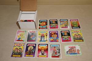 lot 99 image: Box of Garbage Pail Kids Cards