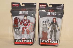 lot 141 image: 2 Marvel Legends Black Widow Action Figures