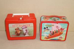 lot 144 image: 2 Vintage Lunchboxes - Mickey Mouse Club, Star Wars Ewoks