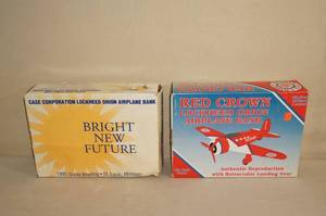 lot 146 image: 2 Airplane Reproduction Banks