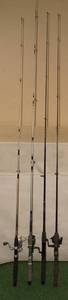 lot 35 image: 4 Fishing Rods with Reels