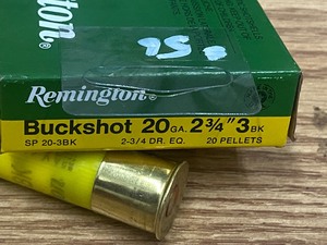 lot 57 image: (5) Remington Express 20gauge 2.75 #3-Buckshot (20-Pellet)