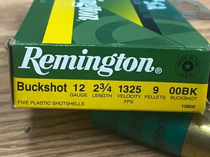 lot 54 image: (5) Remington 12gauge 2.75 OO-Buckshot (9-Pellet)