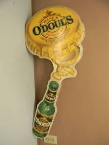 lot 35 image: VINTAGE ODOULS TIN SIGN - SEE PICTURES