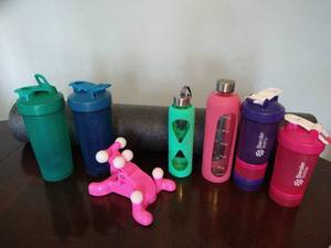 Exercise Roller & Bottles