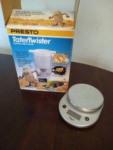 Tater Twister & Kitchen Scale