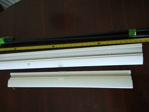 Bottom to Top Accordion Blinds & Curtain Rod