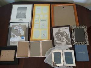 Various Picture Frames Like New
