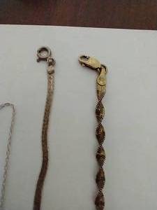 Sterling Necklace & 2 Bracelets