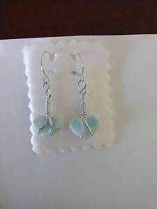 Unique Larimar Earring & Necklace Set