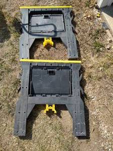 Set of Saw Horses 1,000 lb Capacity