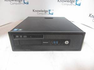 lot 9 image: EliteDesk 800 G1 SFF&nbspINTEL(R) CORE(TM) I5-4570 CPU  3.20GHZ 8GB RAM 500 GB HD&nbspNew windows 10 installed